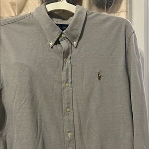 Polo by Ralph Lauren Light Gray Men's Button Down Shirt